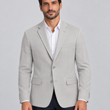 Blazer Casual Linen Cinza
