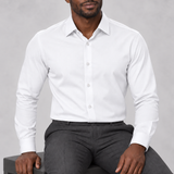 CAMISA M/L MALHA POLIAMIDA TEXTURA BRANCO