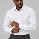 CAMISA M/L MALHA POLIAMIDA TEXTURA BRANCO