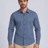 CAMISA TECHNO PERFORMANCE AZUL ESCURO