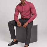 CAMISA M/L CONTEMPORANEA LISA VINHO