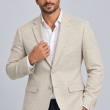 BLAZER LINHO PURO AREIA