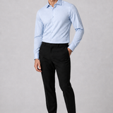 CAMISA M/L MALHA POLIAMIDA TEXTURA AZUL