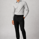 CAMISA M/L MALHA POLIAMIDA TEXTURA CINZA