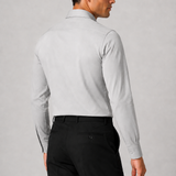 CAMISA M/L MALHA POLIAMIDA TEXTURA CINZA