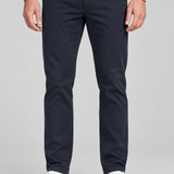 CALÇA CASUAL CHINO BÁSICA MARINHO