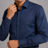 CAMISA M/L  LISA  TECNOLOGICA MARINHO