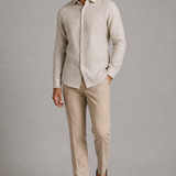 CAMISA M/L LINHO PURO MESCLA NATURAL 03.10.0069