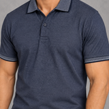 POLO M/C PREMIUM MARINHO