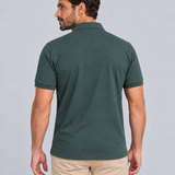 POLO M/C LISO TECHNO VERDE