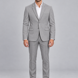 COSTUME SLIM TECHNO MESCLA CINZA