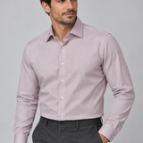 CAMISA M/L CONTEMPORANEO FALSO LISO VINHO