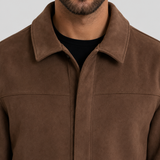 JAQUETA CASUAL SUEDE MARROM