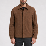 JAQUETA CASUAL SUEDE MARROM