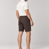 BERMUDA CHINO COS ELASTICO MARROM