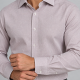 CAMISA M/L CONTEMPORANEO FALSO LISO VINHO