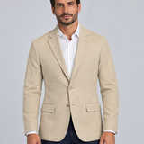 BLAZER CASUAL LINEN MESCLA NATURAL