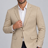 BLAZER CASUAL LINEN MESCLA NATURAL